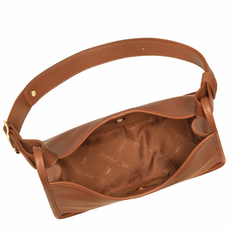 Longchamp Le FOULONNÉ M Naisten Hobo Laukku Caramel Suomi | 10155021121