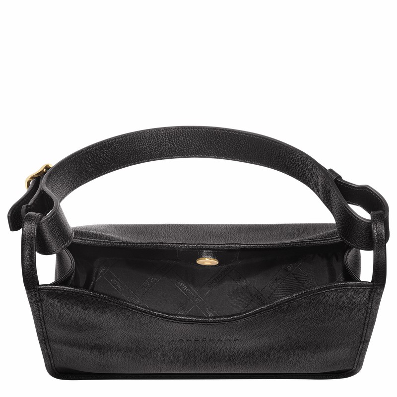 Longchamp Le FOULONNÉ M Naisten Hobo Laukku Mustat Suomi | 10155021001