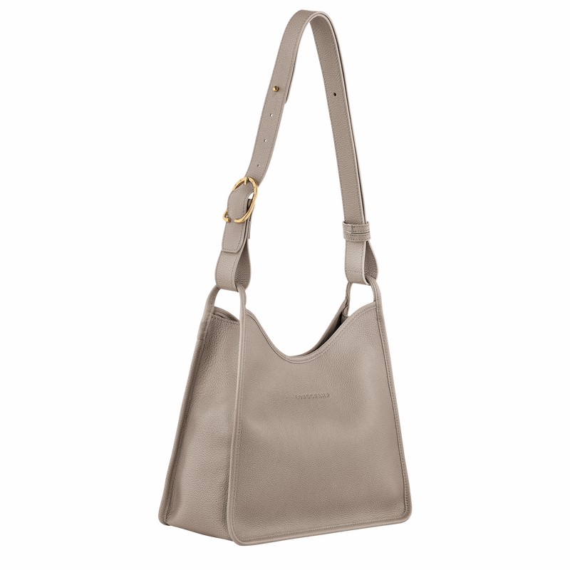 Longchamp Le FOULONNÉ M Naisten Hobo Laukku Harmaat Suomi | 10155021P55