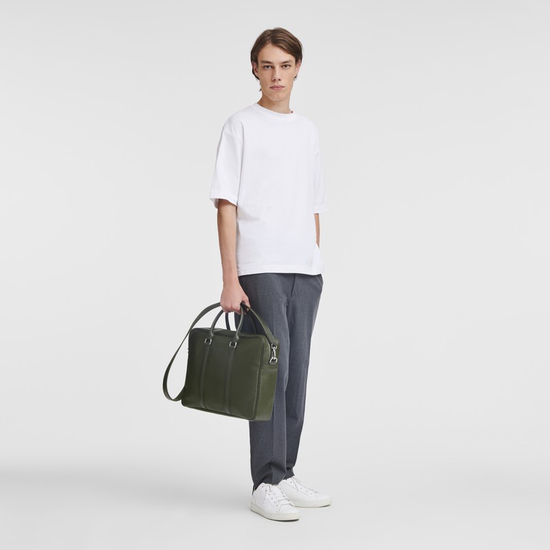 Longchamp Le FOULONNÉ M Naisten Salkku Khaki Suomi | L2123021A23