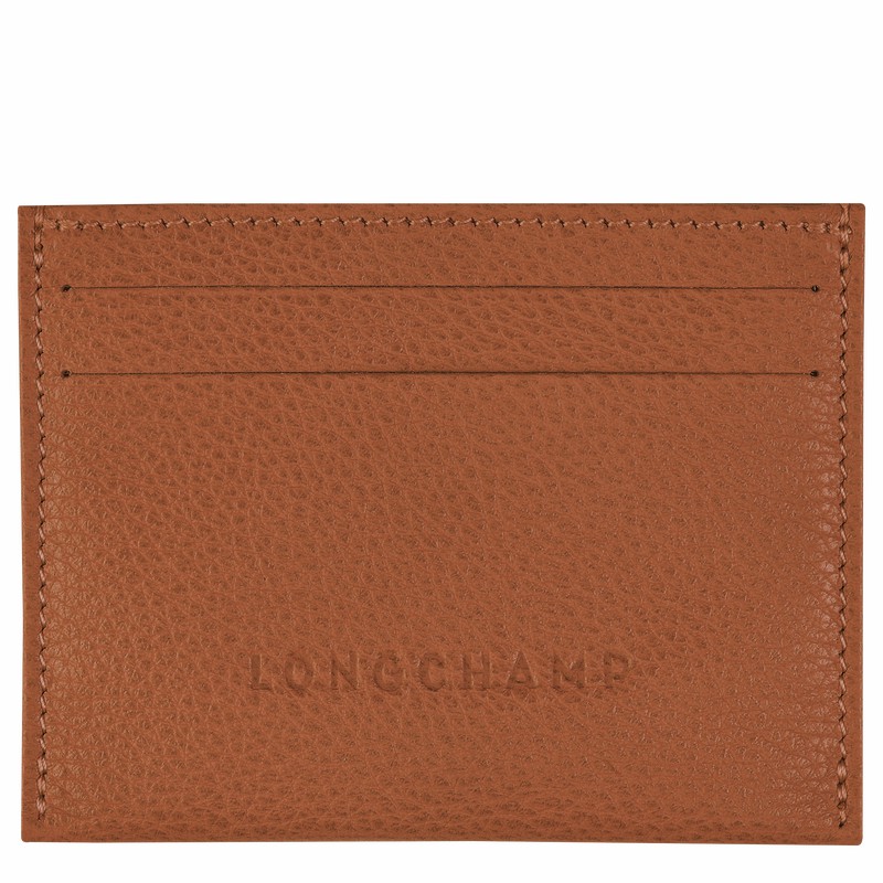 Longchamp Le FOULONNÉ Miesten Korttikotelo Caramel Suomi | L3218021121-