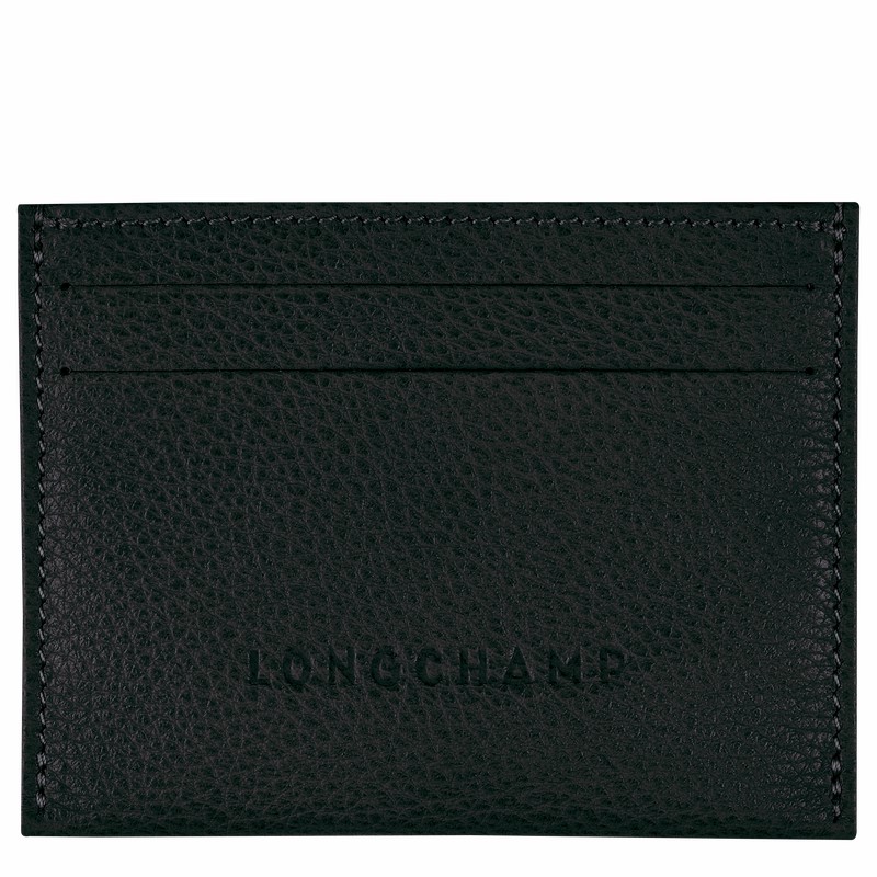 Longchamp Le FOULONNÉ Miesten Korttikotelo Mustat Suomi | L3218021001-