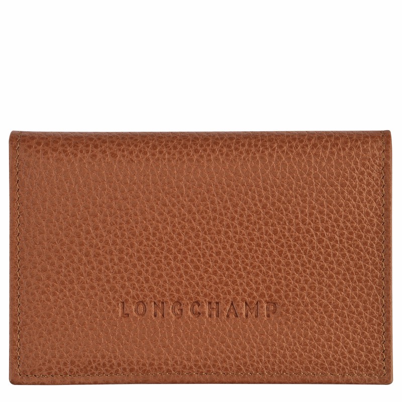 Longchamp Le FOULONNÉ Miesten Korttikotelo Caramel Suomi | L3243021121-