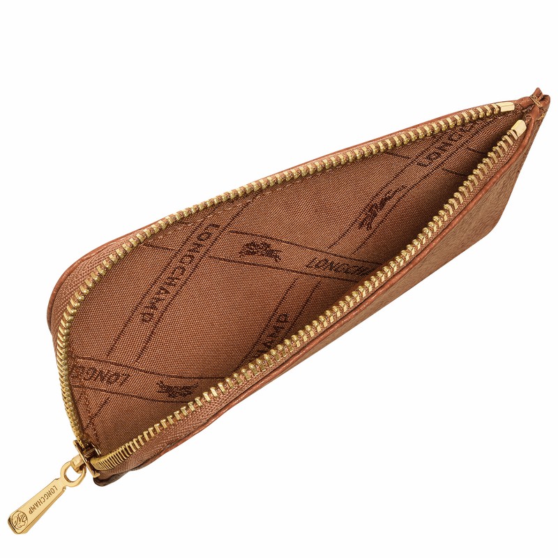 Longchamp Le FOULONNÉ Miesten Korttikotelo Caramel Suomi | 30036021121-