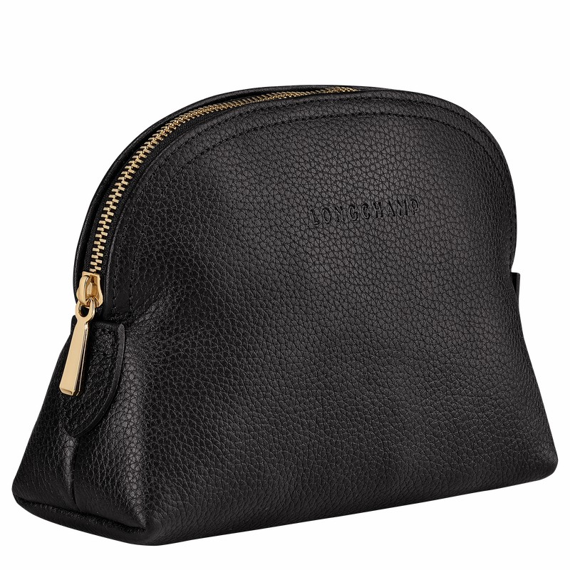 Longchamp Le FOULONNÉ Miesten Pouches Mustat Suomi | L2527021001-