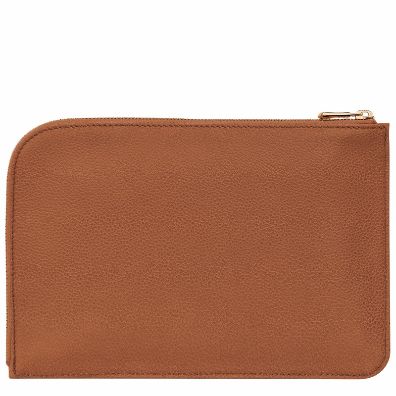 Longchamp Le FOULONNÉ Naisten Pouches Caramel Suomi | 30040021121