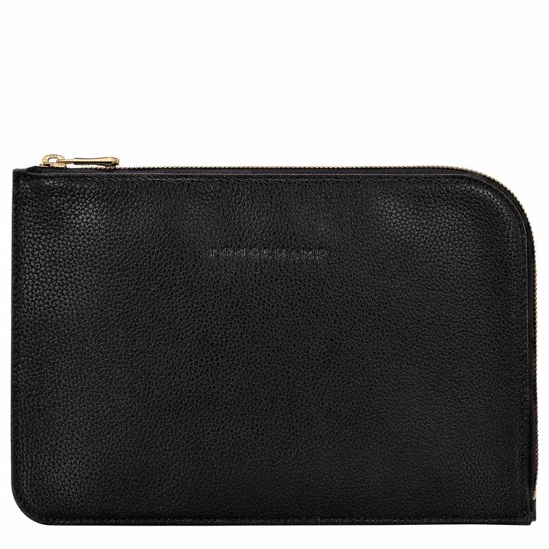 Longchamp Le FOULONNÉ Naisten Pouches Mustat Suomi | 30040021001