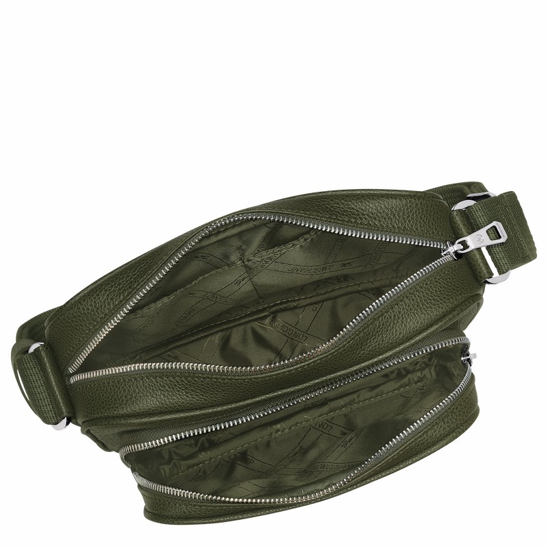 Longchamp Le FOULONNÉ S Miesten Bucket Laukut Khaki Suomi | 20043021A23