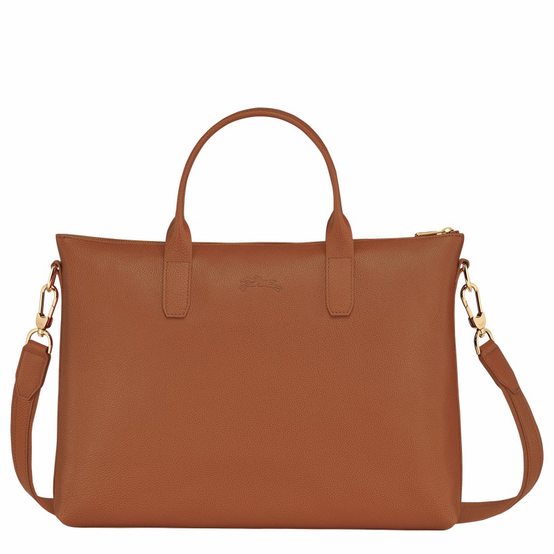 Longchamp Le FOULONNÉ S Miesten Salkku Caramel Suomi | 20032021121-