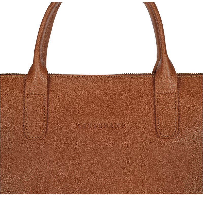 Longchamp Le FOULONNÉ S Miesten Salkku Caramel Suomi | 20032021121-