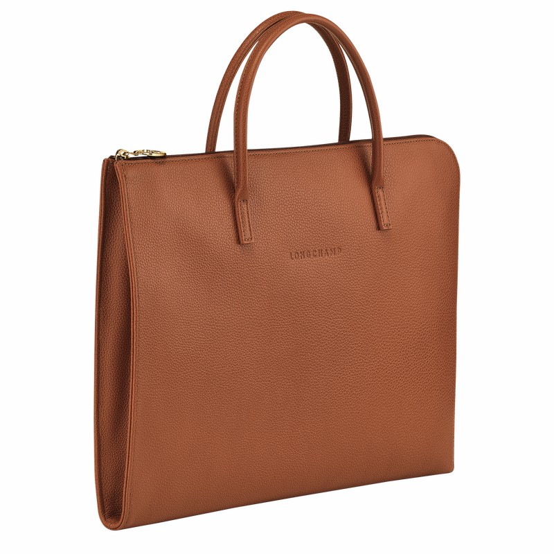 Longchamp Le FOULONNÉ S Miesten Salkku Caramel Suomi | L2115021121-