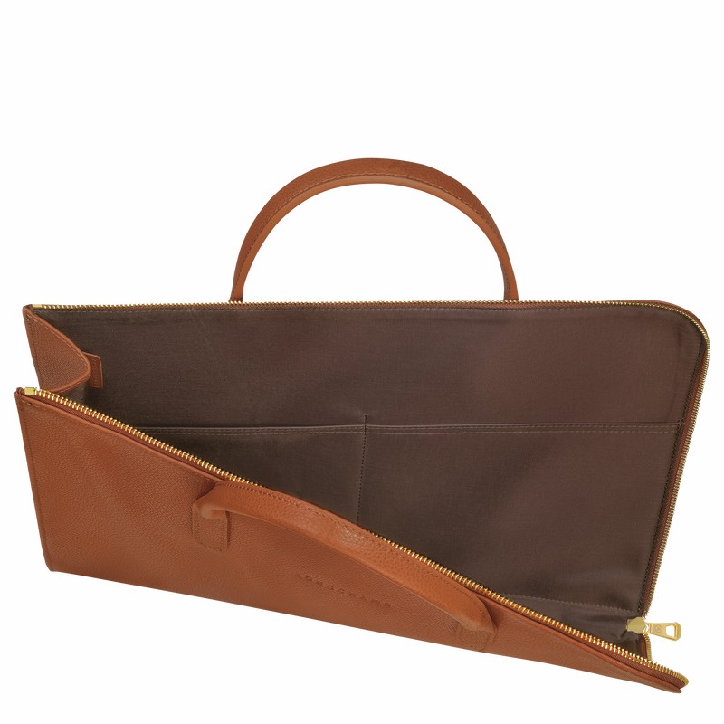 Longchamp Le FOULONNÉ S Miesten Salkku Caramel Suomi | L2115021121-