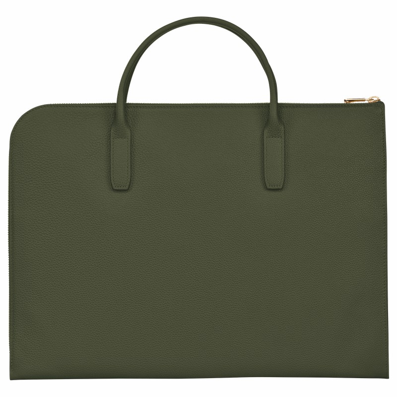 Longchamp Le FOULONNÉ S Miesten Salkku Khaki Suomi | L2115021892-