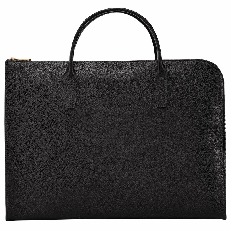 Longchamp Le FOULONNÉ S Miesten Salkku Mustat Suomi | L2115021001-