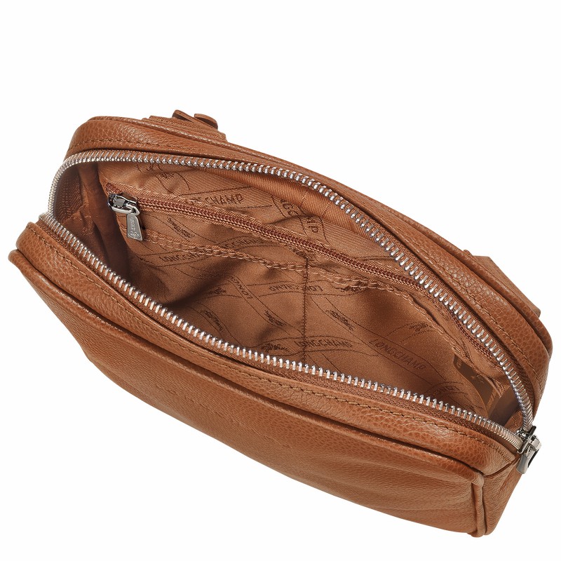 Longchamp Le FOULONNÉ XS Miesten Crossbody Laukut Caramel Suomi | L1712021F72-