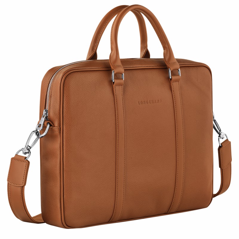 Longchamp Le FOULONNÉ XS Miesten Salkku Caramel Suomi | L2121021F72-