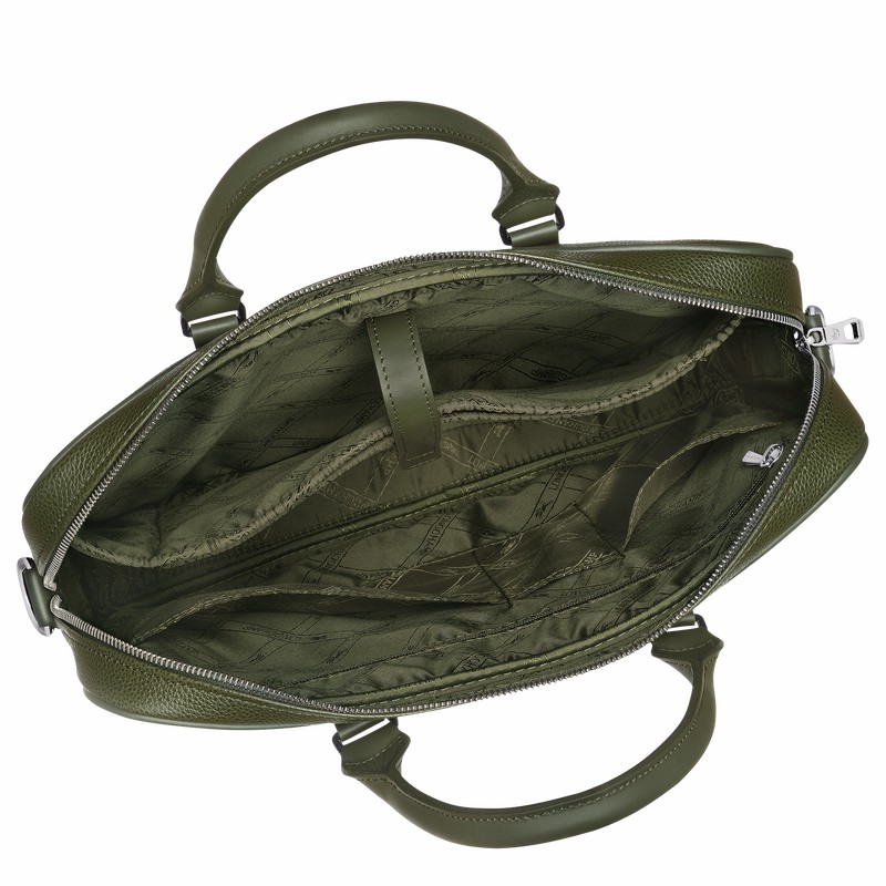 Longchamp Le FOULONNÉ XS Miesten Salkku Khaki Suomi | L2121021A23-