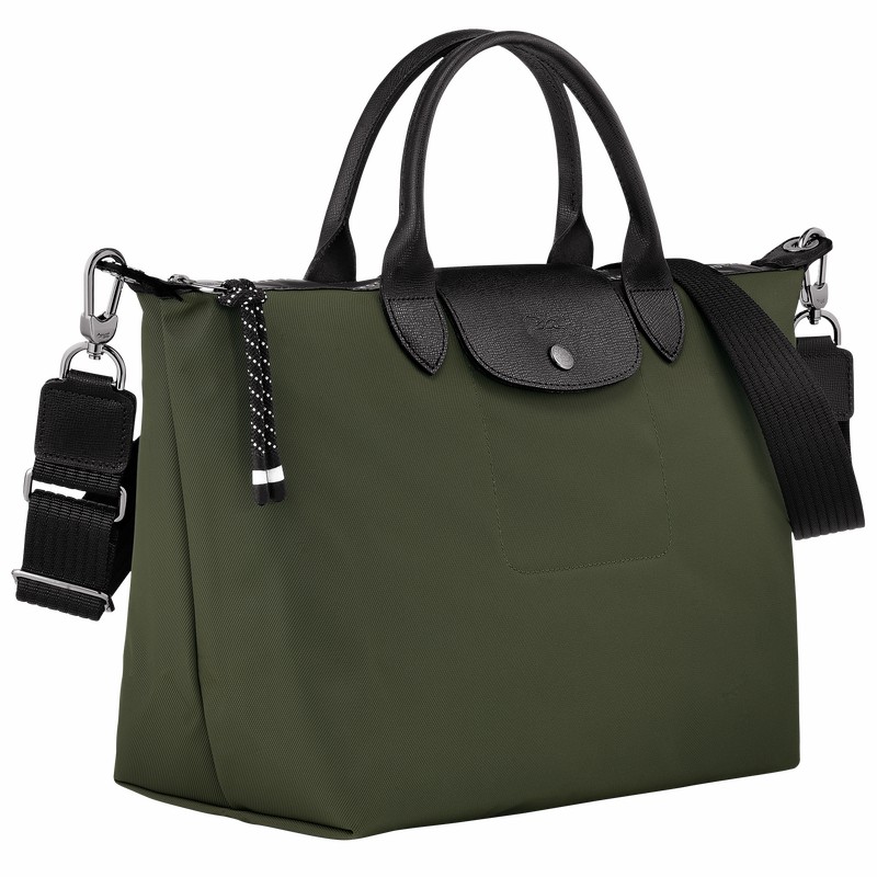 Longchamp Le Pliage Energy L Miesten Käsilaukku Khaki Suomi | L1515HSR892-