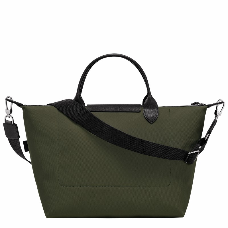 Longchamp Le Pliage Energy L Miesten Käsilaukku Khaki Suomi | L1515HSR892-