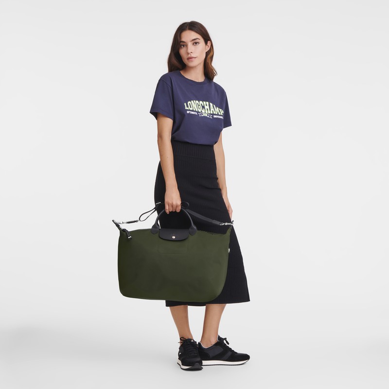 Longchamp Le Pliage Energy S Naisten Matkakassit Khaki Suomi | L1624HSR892