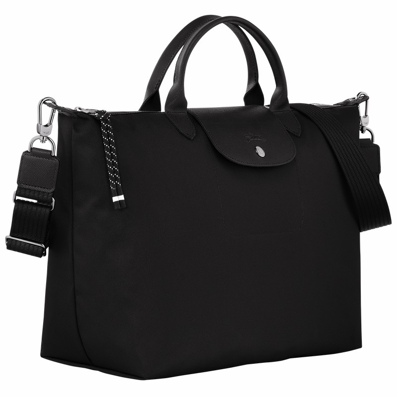 Longchamp Le Pliage Energy XL Miesten Käsilaukku Mustat Suomi | L1630HSR001-