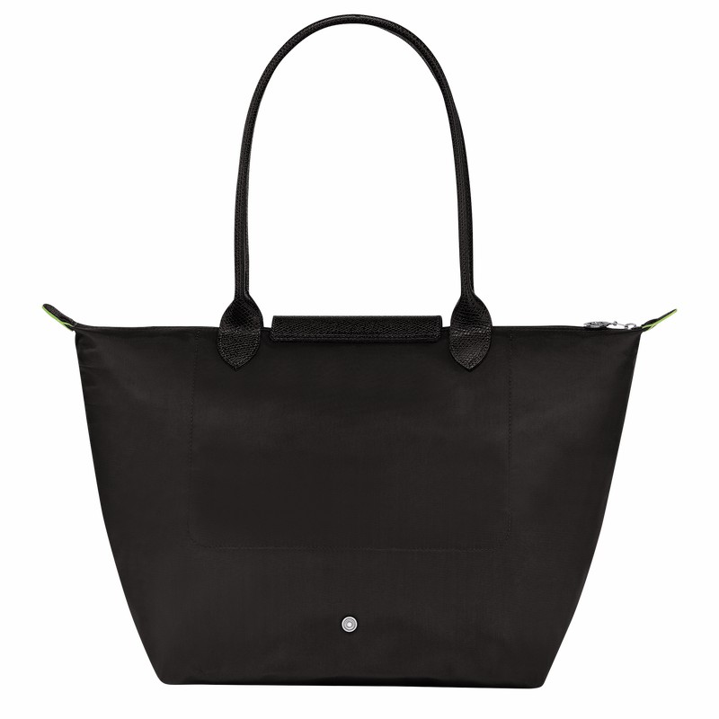 Longchamp Le Pliage Green L Naisten Kangaskassit Mustat Suomi | L1899919001