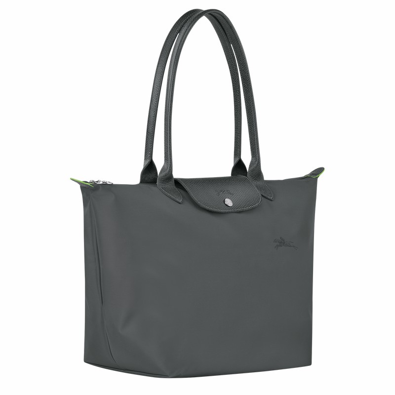 Longchamp Le Pliage Green L Naisten Kangaskassit Syvä Harmaat Suomi | L1899919P66