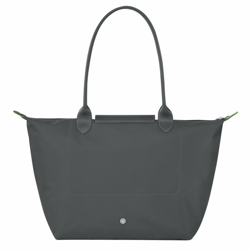 Longchamp Le Pliage Green L Naisten Kangaskassit Syvä Harmaat Suomi | L1899919P66