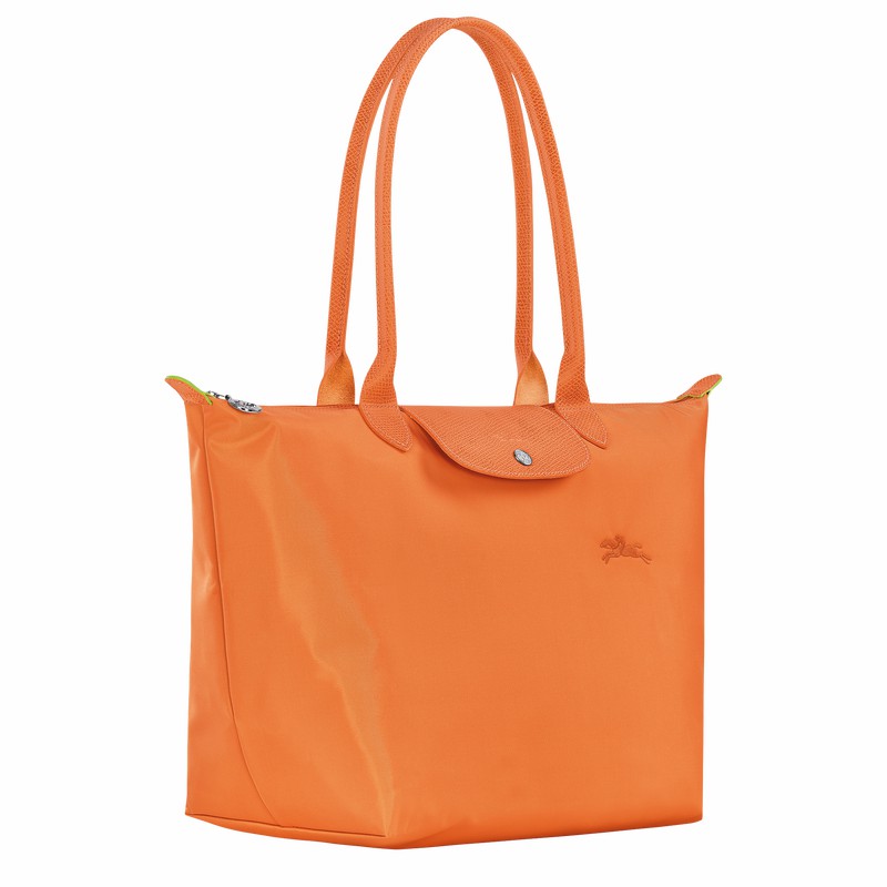 Longchamp Le Pliage Green L Naisten Kangaskassit Oranssi Suomi | L1899919P54