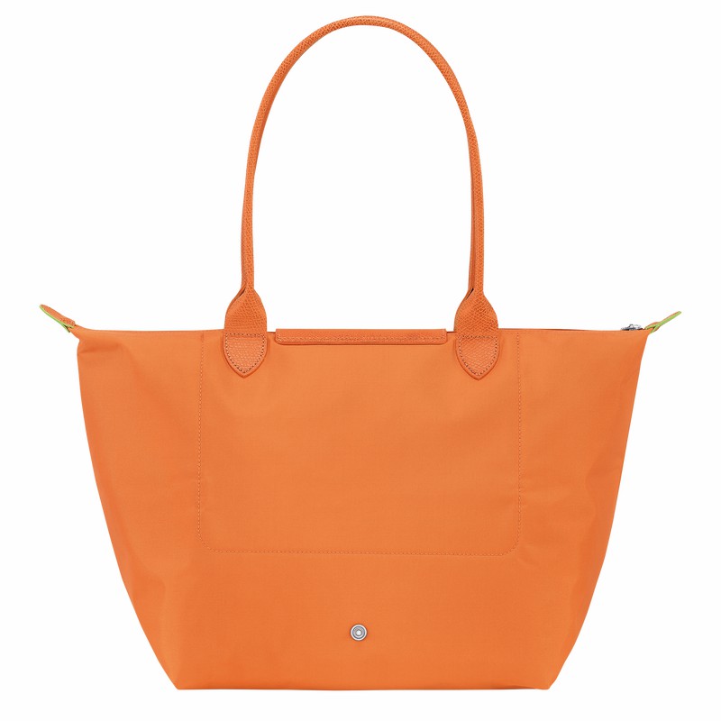 Longchamp Le Pliage Green L Naisten Kangaskassit Oranssi Suomi | L1899919P54