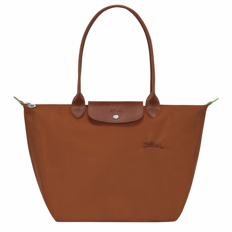 Longchamp Le Pliage Green L Naisten Kangaskassit Ruskea Suomi | L1899919504