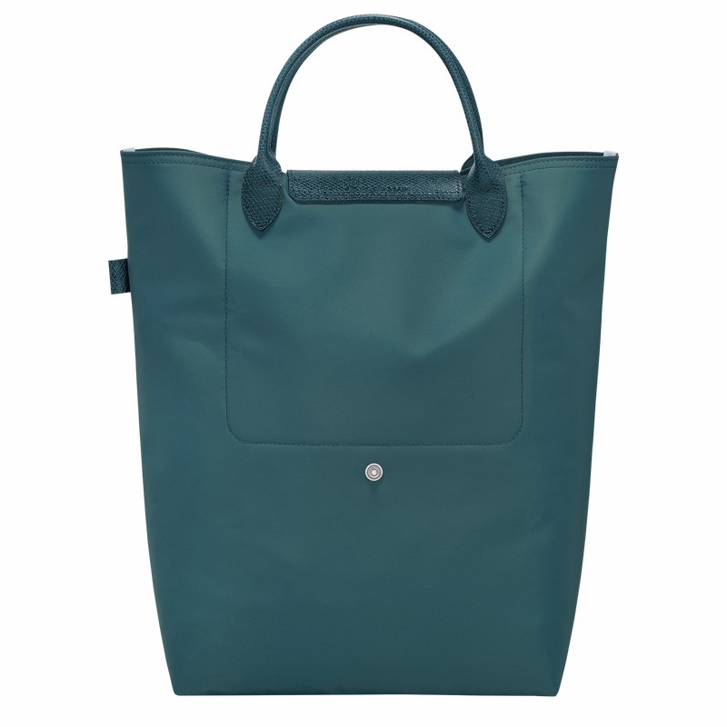 Longchamp Le Pliage Green M Miesten Kangaskassit Sinivihreä Suomi | 10168919P89-