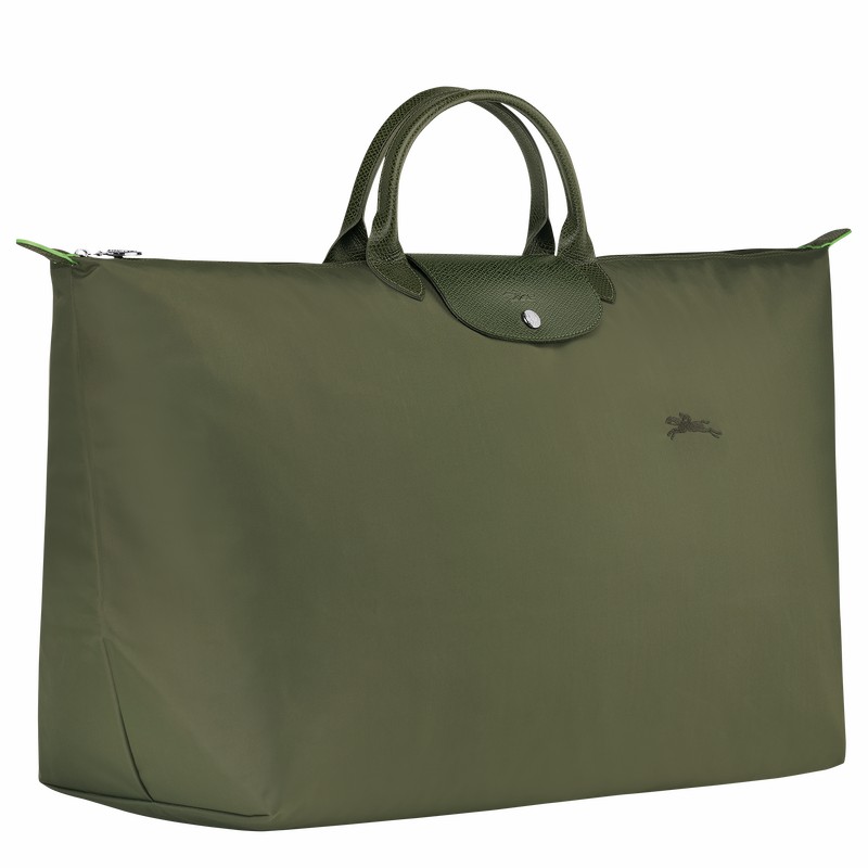 Longchamp Le Pliage Green M Miesten Matkakassit Vihreä Suomi | L1625919479-