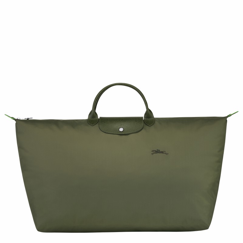 Longchamp Le Pliage Green M Miesten Matkakassit Vihreä Suomi | L1625919479-