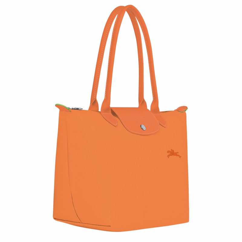 Longchamp Le Pliage Green M Naisten Kangaskassit Oranssi Suomi | L2605919P54