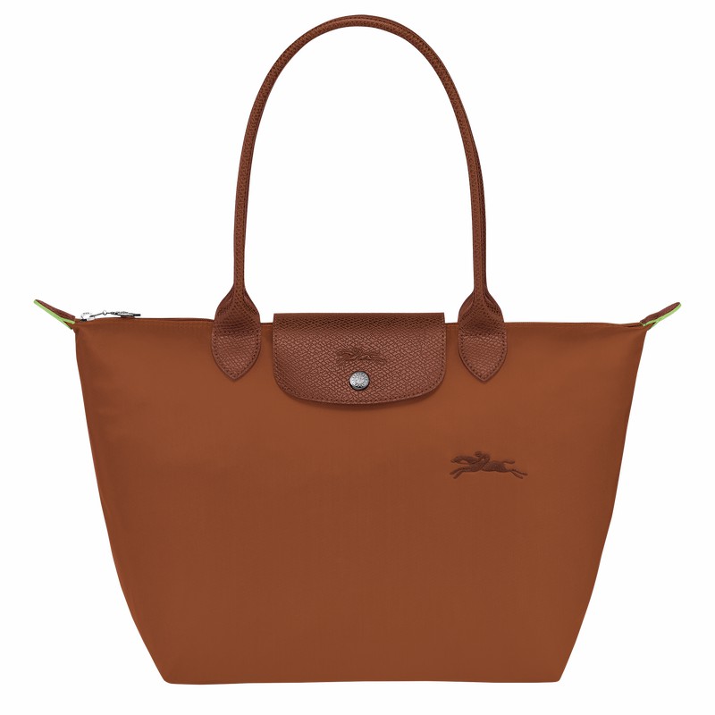 Longchamp Le Pliage Green M Naisten Kangaskassit Ruskea Suomi | L2605919504