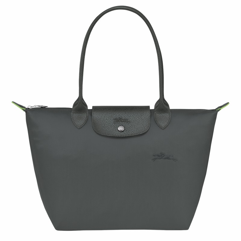 Longchamp Le Pliage Green M Naisten Kangaskassit Syvä Harmaat Suomi | L2605919P66