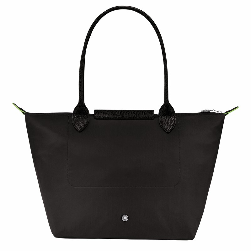 Longchamp Le Pliage Green M Naisten Kangaskassit Mustat Suomi | L2605919001