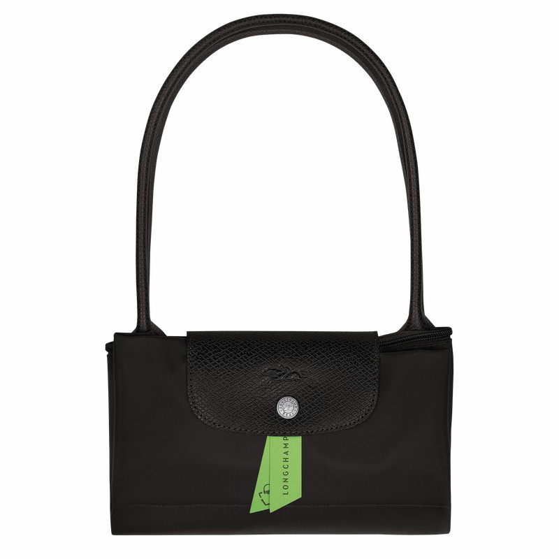 Longchamp Le Pliage Green M Naisten Kangaskassit Mustat Suomi | L2605919001