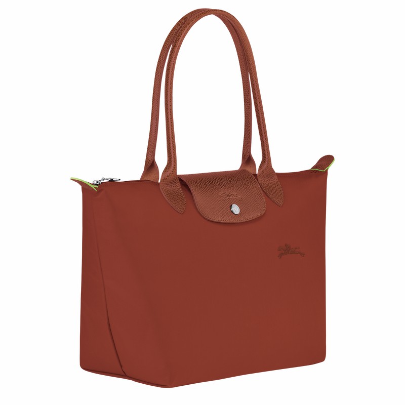 Longchamp Le Pliage Green M Naisten Kangaskassit Ruskea Suomi | L2605919404