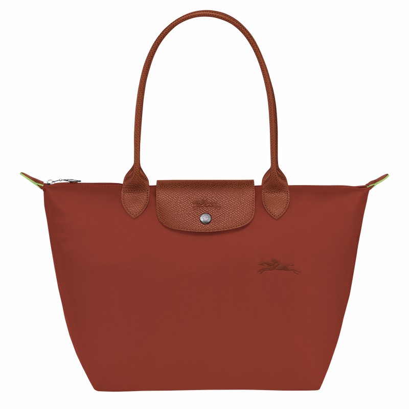 Longchamp Le Pliage Green M Naisten Kangaskassit Ruskea Suomi | L2605919404