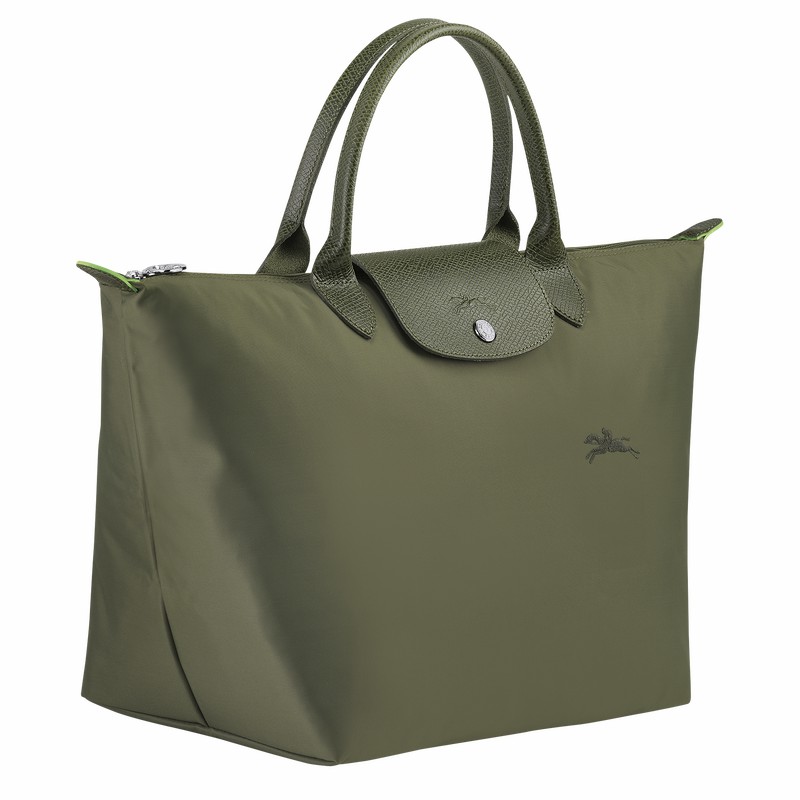 Longchamp Le Pliage Green M Naisten Käsilaukku Vihreä Suomi | L1623919479