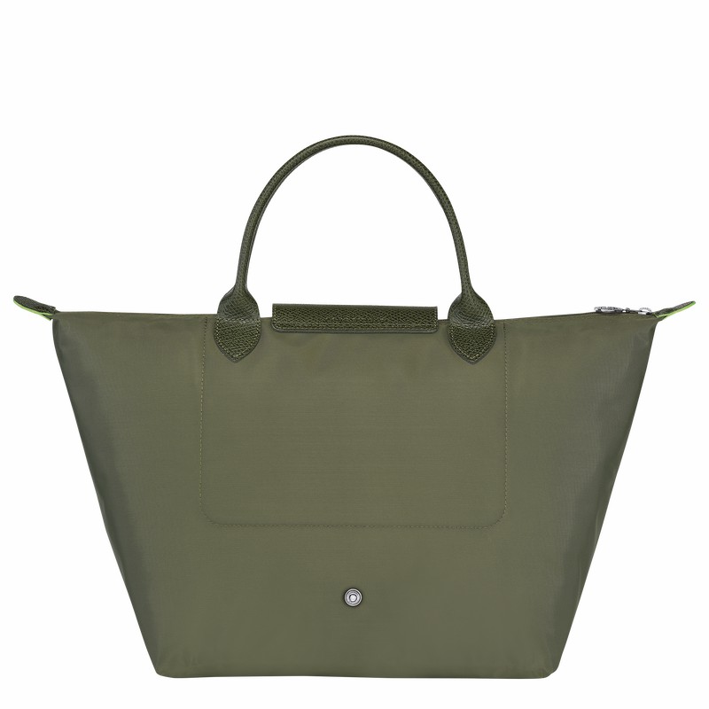 Longchamp Le Pliage Green M Naisten Käsilaukku Vihreä Suomi | L1623919479