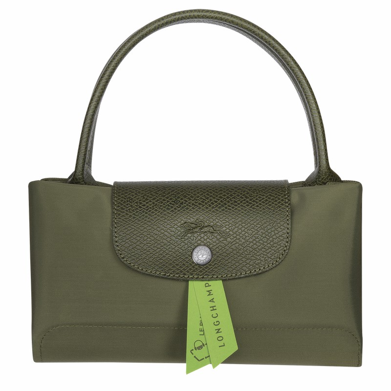 Longchamp Le Pliage Green M Naisten Käsilaukku Vihreä Suomi | L1623919479