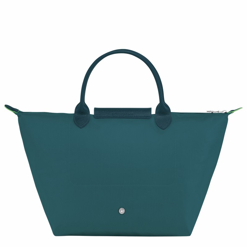 Longchamp Le Pliage Green M Naisten Käsilaukku Sinivihreä Suomi | L1623919P89