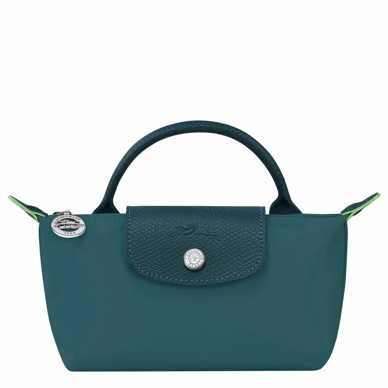 Longchamp Le Pliage Green Miesten Pouches Sinivihreä Suomi | 34175919P89-