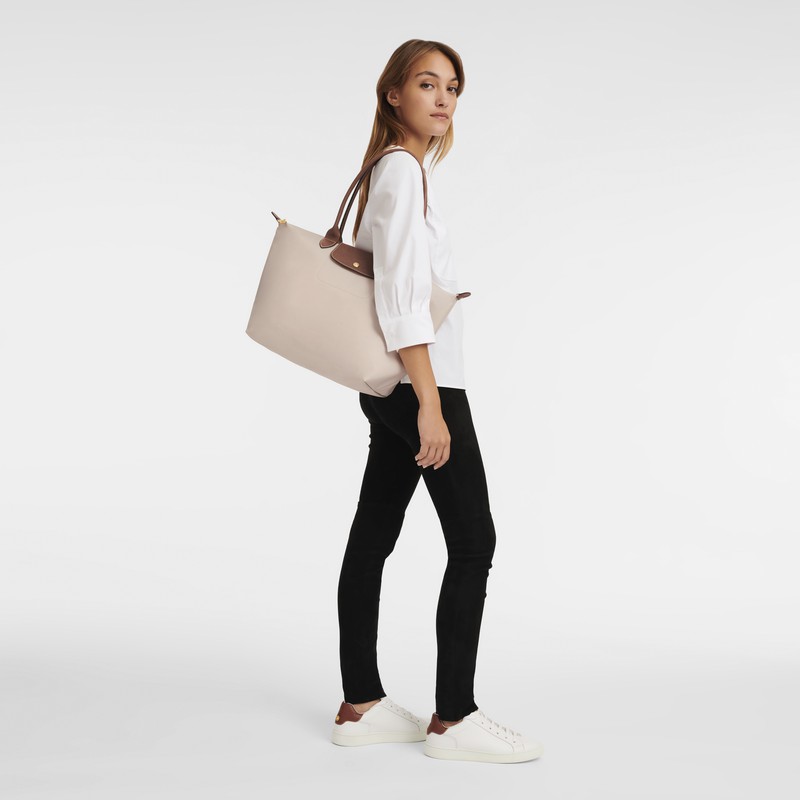 Longchamp Le Pliage Original L Naisten Kangaskassit Valkoinen Suomi | L1899089P71