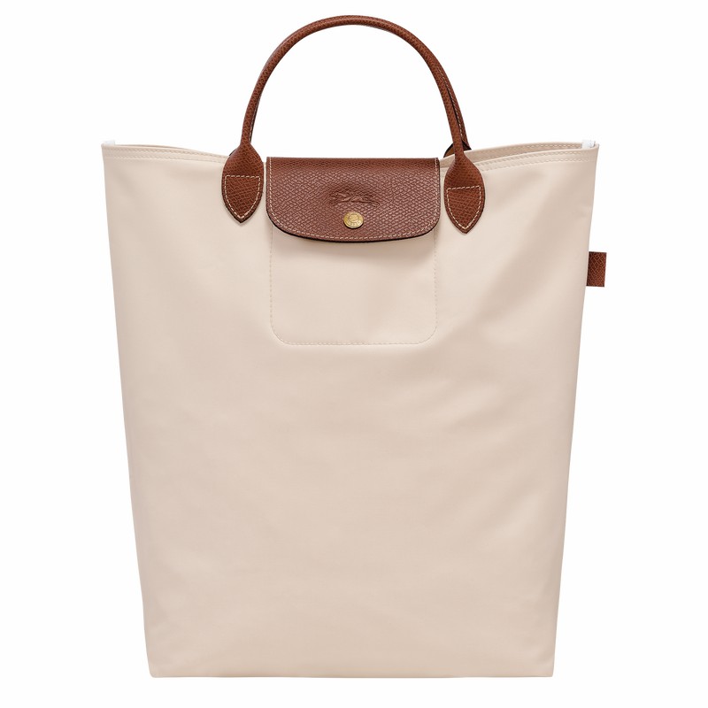 Longchamp Le Pliage Original M Miesten Kangaskassit Valkoinen Suomi | 10168089P71-