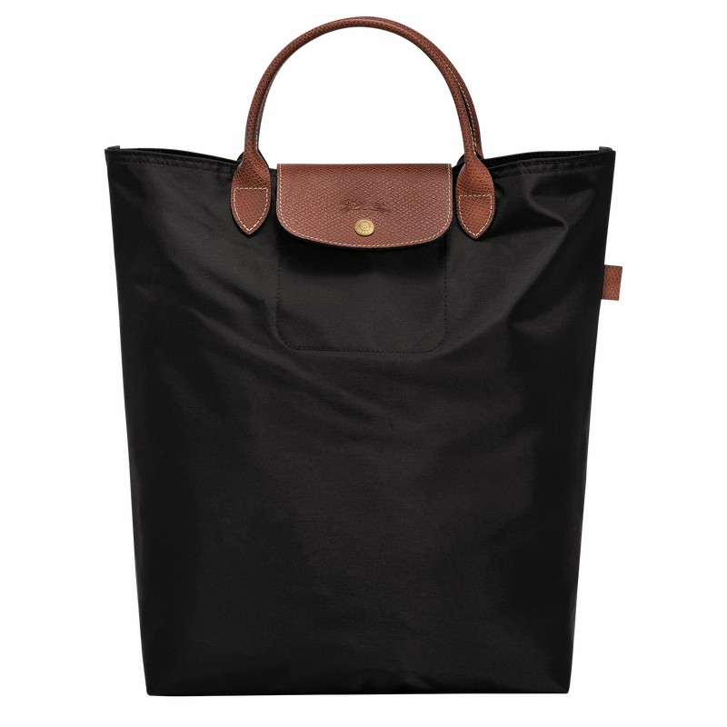 Longchamp Le Pliage Original M Miesten Kangaskassit Mustat Suomi | 10168089001-