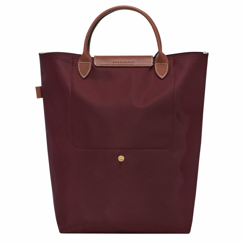 Longchamp Le Pliage Original M Miesten Kangaskassit Viininpunainen Suomi | 10168089P87-